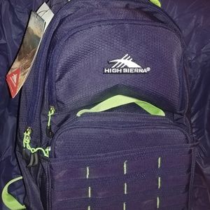 HIGH SIERRA backpack & bonus attachable snackpack